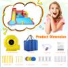 AKEYDIY Inflatable Water Slide Bounce House 13 in 1 Waterfall Waves Mega Water Slides Park |Large Water Bounce House,Splash &Blast Bouncer,Ball Toss,Soccer Gate,Water Inflatables for Kids Backyard view 4