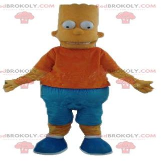 SPOTSOUND Bart REDBROKOLY Mascot famous yellow character of the Simpsons