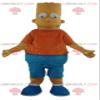 SPOTSOUND Bart REDBROKOLY Mascot famous yellow character of the Simpsons view 1