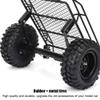 01 Trailer Hopper Trail, Metal Rc Bucket Trailer, Simulation Trailing Car Toy Set for D90 Scx10 DIY Parts Rc Crawler Car DIY Kit (Black) view 3