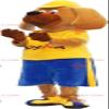 SPOTSOUND Big dog REDBROKOLY Mascot in sportswear with a cap view 1