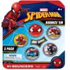 JA-RU Marvel Spiderman Bouncy Superballs Super Hi Bounce 1.2" (1 Pack of 5 Balls) Fidget Balls Small Toys for Kids Prize Premium Giveaways Gift Birthday Supplies A-6805-1 view 1