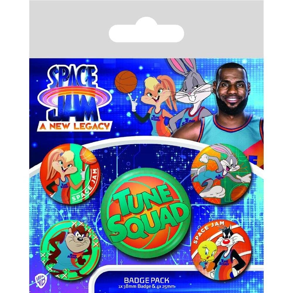 PYRAMID INTERNATIONAL Space Jam 2 Tune Squad Badge Set
