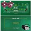 Cyber-Deals Craps & Texas Hold'em Poker Essentials Set: 2-Sided 6ft x 3ft Felt Layout, Nevada Casino Table-Played Dice & Cards, Plus Storage Pouch (Lake Tahoe Harvey's (Purple Polished)) view 2