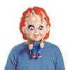 Disguise Chucky Mask, Official Childs Play Mega Mask Chucky Costume Accessory, Child Size Costume Mask with Moving Parts view 1