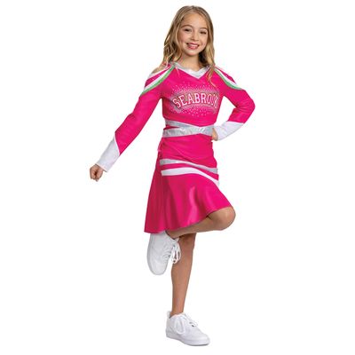Addison Cheer Costume for Kids, Official Disney Zombies Costume Outfit, Child Size Small (4-6x)