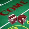 Cyber-Deals Craps & Texas Hold'em Poker Essentials Set: 2-Sided 6ft x 3ft Felt Layout, Nevada Casino Table-Played Dice & Cards, Plus Storage Pouch (Reno Peppermill (Dark Red Polished)) view 2