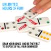 Regal Games  Wild Spinner Dominoes  Compatible with Spinner and Double 9 Dominoes - Fun Family-Friendly Game  Includes Score Pad and Rules Sheet  Ideal for 2-8 Players Ages 8+ view 3