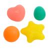 Excellerations Sensory Stress Balls Set of 4 - Squeeze Balls, Sensory Play, Relieve Tension & Stress - Fun for Kids & Adults - Self-Regulation Sensory Shapes view 1