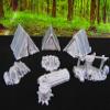Adventurer's Camp w/ Tents Campfire and More 28mm Miniature Hero's Scale Scatter Terrain RPG Tabletop Fantasy Games Dungeon's and Dragons view 4