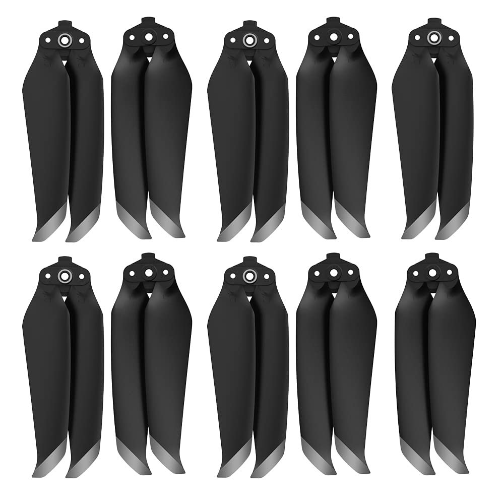 (10Pcs) Mavic Air 2/Air 2s Propellers Low Noise Spare Blades Quadcopter Accessory Replacement Quick-Release Props for DJI Mavic Air 2/Air 2s Drone Accessories (Silver)