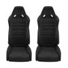 2Pack ShareGoo Hard Plastic Car Seat,RC Truck Simulation Seats Compatible with Axial SCX10 SCX10-III 90046 Spectra RR10 TRX-4 1/10 RC Crawler (Black) view 4