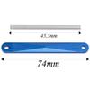 ShareGoo Metal Tie Bar Suspension Hinge Pins 2532 2640 Compatible with Traxxas 2WD Slash Rustler VXL 1/10 RC Car (Blue) view 4