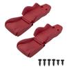 2Pack ShareGoo Hard Plastic Car Seat,RC Truck Simulation Seats Compatible with Axial SCX10 SCX10-III 90046 Spectra RR10 TRX-4 1/10 RC Crawler (Red) view 2