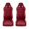 2Pack ShareGoo Hard Plastic Car Seat,RC Truck Simulation Seats Compatible with Axial SCX10 SCX10-III 90046 Spectra RR10 TRX-4 1/10 RC Crawler (Red) view 4