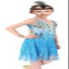1920's Sequins Flapper Dress Children's Day Gift Party Halloween Costumes for Girls Accessories Set (Large, Style 7 Lake Blue) view 1