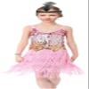 1920's Sequins Flapper Dress Children's Day Gift Party Halloween Costumes for Girls Accessories Set (Large, Style 7 Pink) view 1