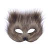 NICEYST Fun Animal Halloween Mask Furry Half Face Mask Bunny Masks Halloween Cosplay Costume Carnival Party Costume Props view 1