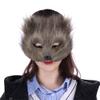 NICEYST Fun Animal Halloween Mask Furry Half Face Mask Bunny Masks Halloween Cosplay Costume Carnival Party Costume Props view 2
