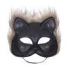 NICEYST Fun Animal Halloween Mask Furry Half Face Mask Bunny Masks Halloween Cosplay Costume Carnival Party Costume Props view 4