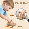 TOY Life Wooden Toys Cars, Montessori Toys for Babies 0-6-12 Months, Rattle Toy Cars for Toddlers 1-3, Christmas Wooden Baby Toys Gift 1 Year Old, Baby Boy Nursery Decor, 1 Year Old Boy Birthday Gift view 3