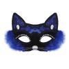 NICEYST Fun Animal Halloween Mask Furry Half Face Mask Bunny Masks Halloween Cosplay Costume Carnival Party Costume Props view 1