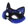 NICEYST Fun Animal Halloween Mask Furry Half Face Mask Bunny Masks Halloween Cosplay Costume Carnival Party Costume Props view 3