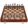 17.7in / Chess Sets Wooden Box Board Game with Storages Folding Chess Box -Beginner Chess Set for Kids and Adults ( Size : 17.7" ) view 1