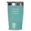 Juggling Tumbler Olympic juggling champ 20oz, Teal Green view 1
