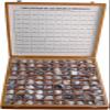 Crabby Geology Civil Educational |100 Rare Rocks & Minerals | Collection Kit in Wooden Box view 1
