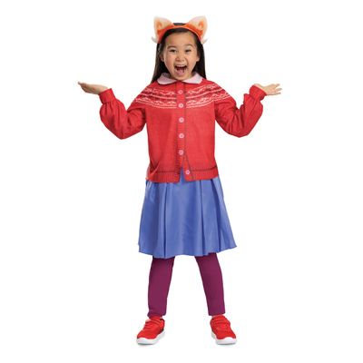 Mei Costume for Kids, Official Disney Turning Red Costume, Child Size Extra Small (3T-4T)