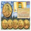 Merrick Mint 2011 America The Beautiful 24K Gold Plated Quarters Parks 5-Coin Set w/Capsules view 1
