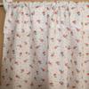 Zen Creative Designs Tiny Flowers and Dots Cotton Window Valance Home Dcor Kids Bedroom Nursery Kitchen Window (58" Wide x 16" Long, Red) view 2