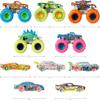 Hot Wheels Toy Monster Trucks 10-Pack of Glow-in-The-Dark 1:64 Scale Vehicles, GITD Set of 5 Trucks & 5 Cars, Play Vehicles for Kids & Collectors view 3