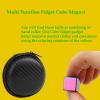 27 PCS Rainbow Magnetic Cube Rock Stone Fidget Toys for Adults, Magnet for Whiteboard Office Map Kitchen, Replacement Magnet with Fiber Case for Ferrite Putty view 4