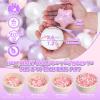 GOGOSO Pink and Purple Star Pit Balls for GirlsToddlers for Playhouse, Baby Pool, Play Ball Fun Centers, for Babies, Kids, Toddlers, Phthalate Free BPA Free view 2