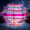 LEMATRIX Flying Orb Ball Toy, Hover Ball Boomerang Fly Fidget Spinner, Cool Toys Gifts for 6 7 8 9 10 11 12+ Years Old boy Girls Teens, Hand Mini Drone Cosmic Globe, Indoor Outdoor Toys (Pink) view 1