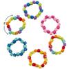 Fun Express Colorful Seed Bead Rings - 24 Pieces view 2
