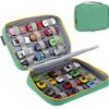 KISLANE 24 Diecast Cars Storage for Diecast Cars, Storage Case Compatible with 24 Diecast Cars, Matchbox Cars, Mini Cars, Diecast Cars Storage, Bag Only (Green) view 1