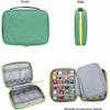 KISLANE 24 Diecast Cars Storage for Diecast Cars, Storage Case Compatible with 24 Diecast Cars, Matchbox Cars, Mini Cars, Diecast Cars Storage, Bag Only (Green) view 4