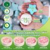 GOGOSO Ball Pit Balls for Toddlers Kids Plastic Balls for Ball-Pit Playpen Pool Baby Pastel BPA-Free Non Toxic Pastel Crush Proof Bal Green+Gray+White, 100pcs view 2