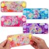 Chalyna 4 Pcs Handheld Water Games Water Ring Toys Colorful Ring Toss Game Without Road Trip Toys 80's 90's Games for Kids Party Favors Bag Fillers Pastime(Cartoon Style) view 1