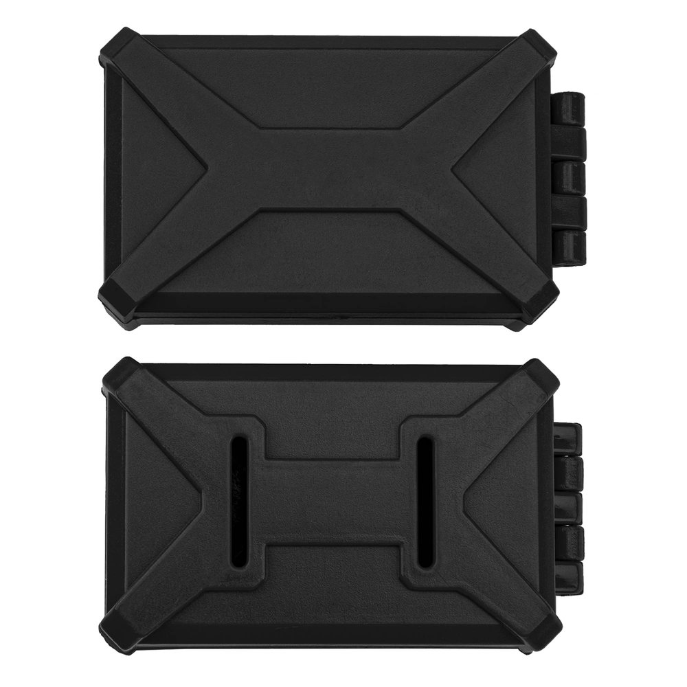 2Pack Vgoohobby Mini Toolbox Trunk Decoration Accessories RC Luggage Case Compatible with Traxxas TRX4 Axial SCX10 90046 CC01 D90 D110 1/10 Wrangler Jeep RC Crawler Car (Black)