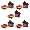 5PCS MG90S Servo Micro 9G Servo Motor Geared Micro Servo Motor 9G Smart Robot Compatible with Raspberry Pi Project Car Helicopter Airplane Boat (Control Angle 180) view 1