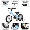 Balance Bike 3 in 1,The Dual Use of a Kids Balance Bike and Toddler Bike, for 2 3 4 5 6 7 Years Old -12 14 16 Inches with Training Theory, Brake, Pedal view 3