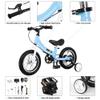 Balance Bike 3 in 1,The Dual Use of a Kids Balance Bike and Toddler Bike, for 2 3 4 5 6 7 Years Old -12 14 16 Inches with Training Theory, Brake, Pedal view 4