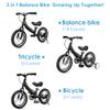 Balance Bike 3 in 1,The Dual Use of a Kids Balance Bike and Toddler Bike, for 2 3 4 5 6 7 Years Old -12 14 16 Inches with Training Theory, Brake, Pedal view 2