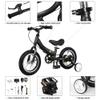 Balance Bike 3 in 1,The Dual Use of a Kids Balance Bike and Toddler Bike, for 2 3 4 5 6 7 Years Old -12 14 16 Inches with Training Theory, Brake, Pedal view 4
