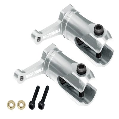 Microheli Aluminum Main Blade Grip w/Thrust Bearing - OMP Hobby M1