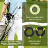Retisee 6 Pcs LED Golf Hole Lights Glowing Green Markers Night Play view 3